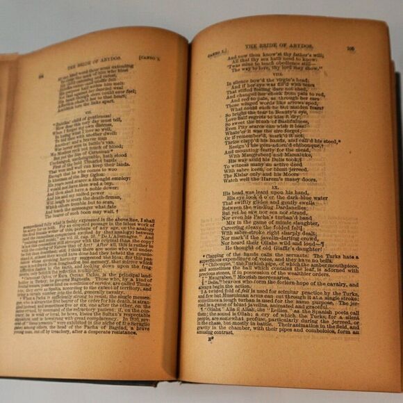 The Poetical Works of Lord Byron With Memoir And Notes Flaws See Condition - Picture 7 of 10